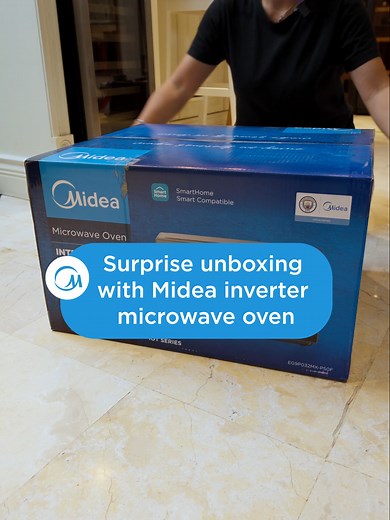 Unboxing our Midea new inverter microwave oven! Excited to see how this advanced tech enhances our kitchen experience. Stay tuned for a quick setup and first impressions! 🍽️✨ #MideaMalaysia #MakeYourselfAtHome #WorldClass #MicrowaveOven #TikTokTech #CrazyFriday #FYP
