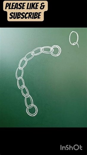 How to Draw a Iron Chain....#alphabet Q#art #shorts #drawingtutorial #viral #subscribe