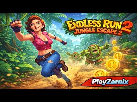 Endless Run: Jungle Escape 2 Gameplay | Wild Jungle Chase | PlayZarnix