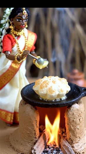 miniature doll cooking parota