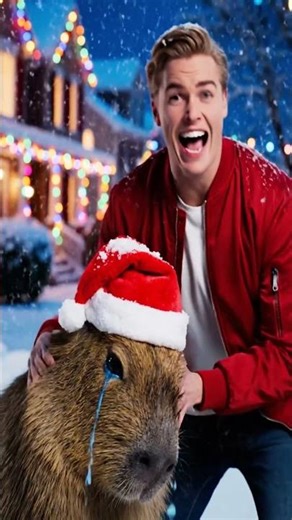 They Stole Capy’s Christmas Model… So He Built One That Shocked Everyone 🎄 #capybara #funny