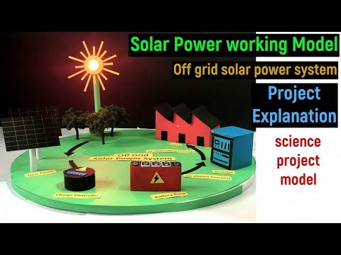 solar power system explanation - off grid solar energy explained - science project - diyas funplay