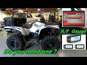 Yamaha Grizzly 700 dynojet Power Commander & Air/Fuel gauge install