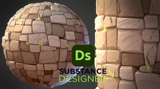 Stylized Stone Tiles - Substance 3D Designer