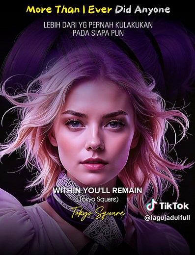 Lagu Jadul WITHIN YOU'LL REMAIN - Tokyo Square & Chyna 1985 | Lirik Lagu & Terjemahan