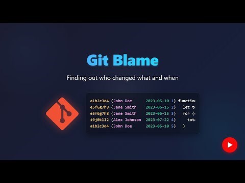 Git Blame: Uncover Code History & Find Who Changed What!