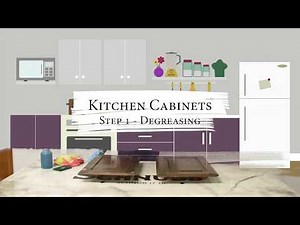 How to properly degrease cabinet doors