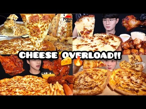 ULTIMATE CHEESE OVERLOAD 🤯🧀 Cheesiest Pizza + Crispy Chicken + Cheese Sauce FEAST!