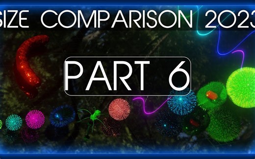 全部的大小比较 2023 (第6段) 4K 60FPS 3D