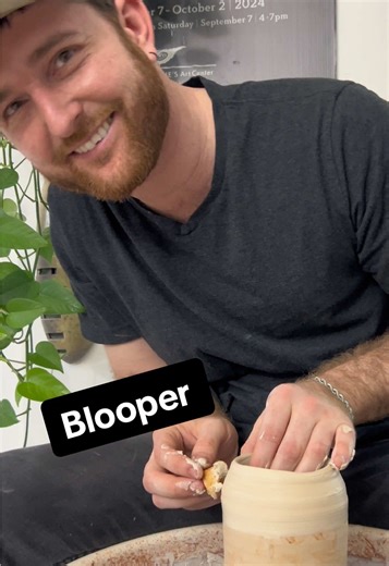 I was trying to sell it too hard and the clay corrected me 😂