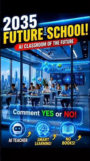 2035 Smart Classroom Revealed! 🤯 The Future of School Is Here