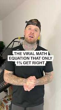 Viral math challenge that only 1% get right 🤯