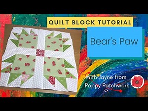 Quilt Block Tutorials - Bear's Paw