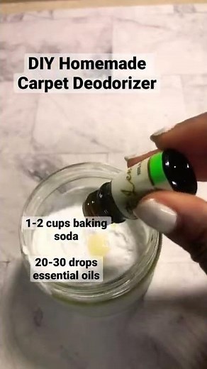 How To Make DIY Homemade Carpet Deodorizer.