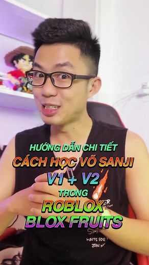 Hướng dẫn học võ Sanji v1 và v2 trong Roblox