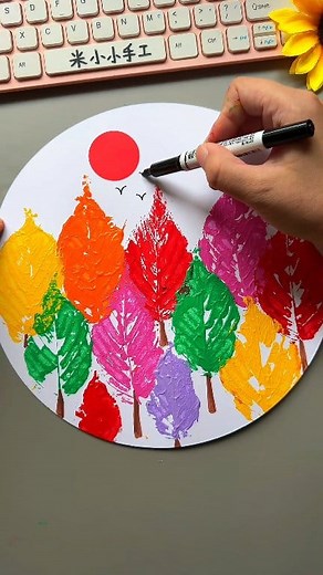 Use autumn leaves to make beautiful autumn creative theme paintings #fblifestyle #piratetheme #recycledmaterials #stickers #stickercollectors #giftideas #uniquegifts #unboxing #uniquegift #giftgiving #christmasgifts | Art, Crafts and Journals