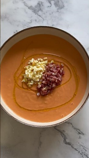 CORDOBA-STYLE SALMOREJO #spain #recipe #food #yummy #easy #quick #recipes #short #summer #andalusia