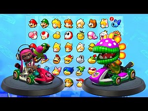 Inkling Girl Challenges Petey Piranha in a Thrilling Mario Kart 8 Deluxe Race!