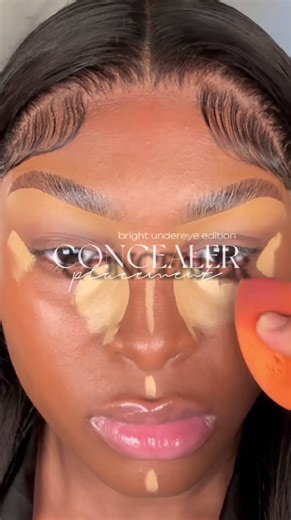 Concealer placement tips for bright under eyes