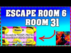 ROOM 31 ESCAPE ROOM 6 Walkthrough [by WreckItVerse] [English] [Roblox] [Code / Codes]