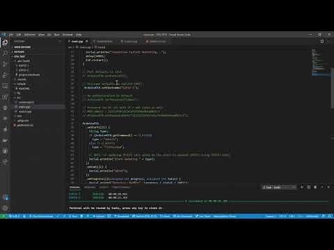 Platformio ESP32 OTA TEST