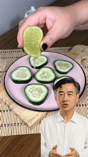Mix cucumber with lemon | Learn to cook