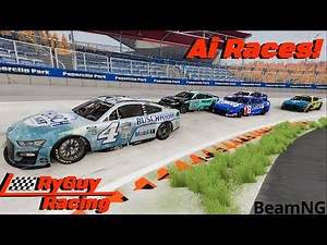 Competitive AI NASCAR Racing In BeamNG.Drive!