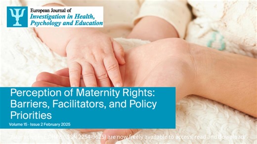 All articles in EJIHPE (ISSN 2254-9625) Vol 15, Issue 2, are now freely available to access, read and download: https://brnw.ch/21wR4yW COVER STORY: The perception of maternity rights compliance is crucial not only for women's mental health but also for their adaptation to pregnancy and postpartum. Socio-health contexts play pivotal roles in shaping this perception, acting as either barriers or facilitators to ensuring maternity rights. This study by Italian researchers employed an exploratory a