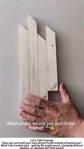 Making a Wooden Picture Frame – From Board to Finished Corner 🖼️🔨