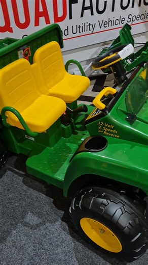 🚜 HUGE JOHN DEERE CLEARANCE AT QUADFACTORS! 🚜 ​We are making room for 2026 stock and clearing our remaining Peg Perego John Deere display and stock models! If you want the best for your little farmer, now is the time to buy. 🏆 ​Clearance Range Includes: ✅ John Deere Gator HPX (12V): The ultimate 2-seater with a tipping bed. 🚛 ✅ John Deere Ground Loader: For the kids who love to dig and scoop! 🏗️ ✅ John Deere Mini Tractor: Perfect for the youngest racers (Ages 1-3). 🚜 ​These are premium, It