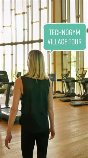 Technogym Village sneak peek✨ Would you like to visit us? #TechnogymVillage #TrainWithTechnogym #headquarters #tour