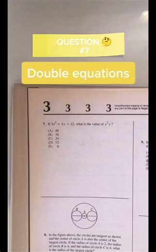 Double Equations ℹ️ #reels #fyp #math #mathematics #numbers #trick #fbreels #explorepage #trend #viral #hacks #MathHelp #mathgenius #education #lessons #reelsfb #mathlove #mathtutor #mathtips #mathisfun #MathWiz #reelsvideo #reelsviral #reelsfb #reelsinstagram #mathreview #MathChallenge #education #educational #mathacks #mathlessons #mathskills #mathelementary #mathproblems #mathsclass #mathsquiz #mathfun #mathtricks #student Related Tags: 10 Advanced Math Hacks Techniques You Should Know, 30 Of