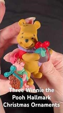 Winnie the Pooh Hallmark Christmas Ornaments