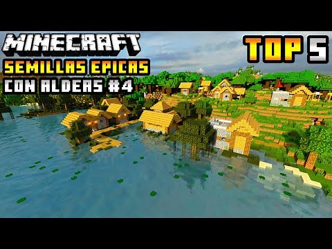 TOP 5 BEST SEEDS WITH VILLAGES IN MINECRAFT PE 1.21+ - Seeds for Minecraft PE (BEDROCK)