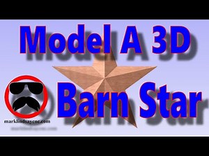 Model a 3D Barn Star in Vectric Aspire