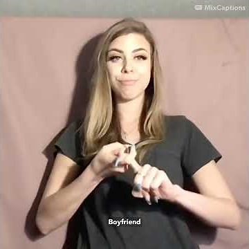 How to sign BOYFRIEND in ASL