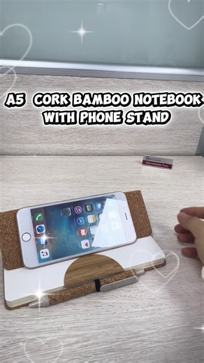 Eco notebook & notepad manufacturer, stable quality, great value on Instagram: "A5 cork bamboo Notebook with Phone Stand Notebook&Notepad manufacturer in China WhatsApp:+86-17757071159 #Libreta Ecológica#Libreta Ejecutiva#Bloc de Notas#Notas y Adhesivos #Eco Notebook#Memo Pad#Notepad#Sticky Notes"