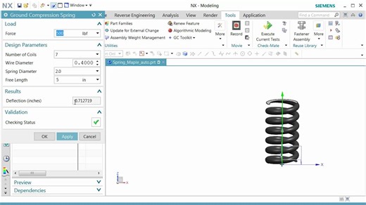【NX and Maple 交互集成】数学计算驱动工程设计