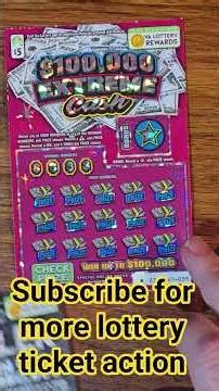 Virginia lottery ticket action Dazzler