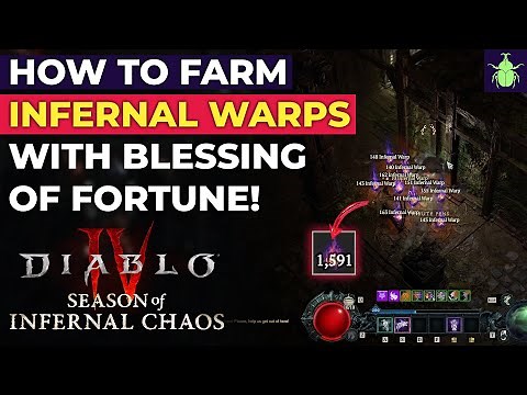 Diablo 4: How to Farm Infernal Warps with Blessing of Fortune!