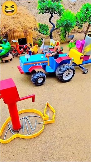 diy tractor | small tractor | diy tractor science project | sano creator video #diytractor​ #shorts​