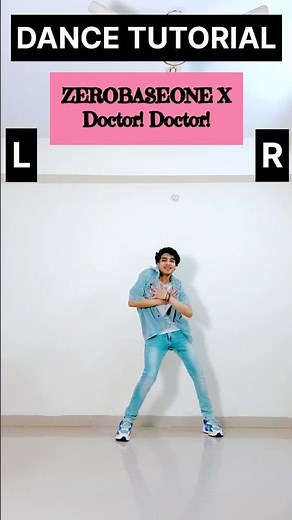 ZEROBASEONE (제로베이스원) 'Doctor! Doctor!' Dance Tutorial mirrored #zerobaseone #dancetutorial #shorts