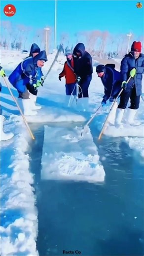 China's ice qube mountain. #facts