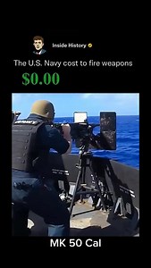 Inside History on Instagram: "The cost for the U.S. Navy to fire its weapons varies widely. Small defensive guns like the Phalanx CIWS cost thousands of dollars for just a few seconds of fire, while advanced munitions can be extremely expensive—Zumwalt-class gun rounds reach nearly $1 million each, hypervelocity projectiles cost tens of thousands per shot, and cutting-edge hypersonic missiles can exceed $50 million per launch! #history #army #movies #science #usa"