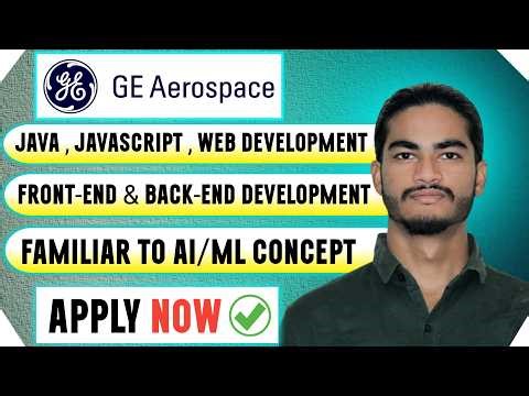 GE Aerospace Hiring 2026 🔥 Software Engineering Intern | Bangalore Internship for BTech Students