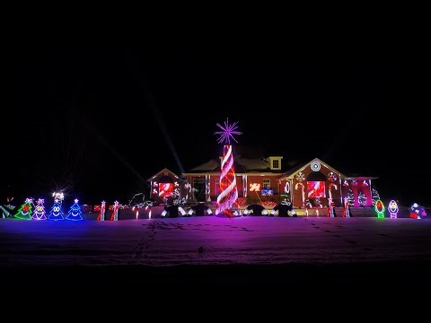Wrap Me Up – Jimmy Fallon & Meghan Trainor | McCarthy Magical Musical Christmas Light Show | 4K