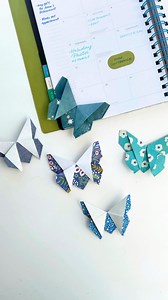 1.6K views · 13 reactions | Stop on to your local @papersource and try out this month's in store free activity! 曆 Bonus: this origami butterfly doubles as a bookmark! #origami #papercrafts #butterfly #butterflies #origamibutterfly #papersource | Paper Source | Facebook
