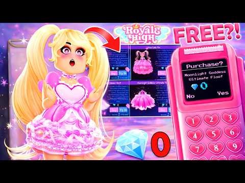 Royale High BUT Everything IS FREE... Roblox