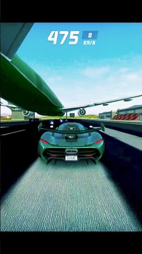 Hyper car pagani vs aircraft run race | Extreme Car driving simulator #speedflying #flyingfast