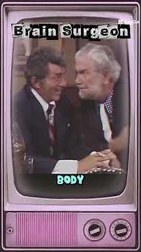Foster Brooks And Dean Martin Brain Surgeon #comedian #funnyvideos #classiccomedy #funny